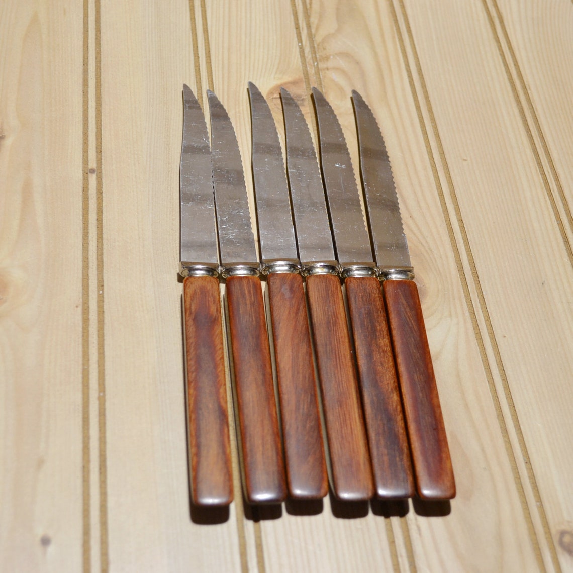Vintage Regent Sheffield Serrated Steak Knives Stainless Etsy