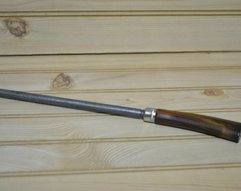 Vintage Honing Rod  Knife Sharpener Butcher's Rod Hand Held Kitchen Utensil Collectible