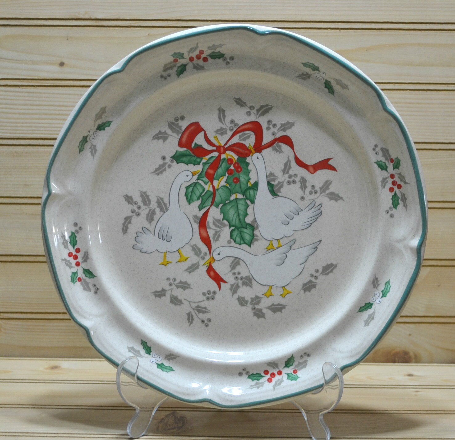 Vintage Marmalade Christmas Stoneware Dinner Plate