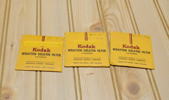Kodak Wratten Gelatin Filter Chart