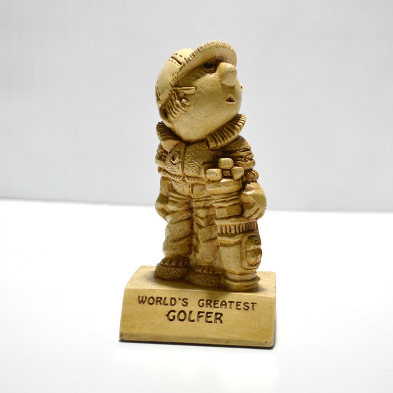 Vintage Paula Statue 1979 W181 World's Greatest Golfer Made in USA Etsy