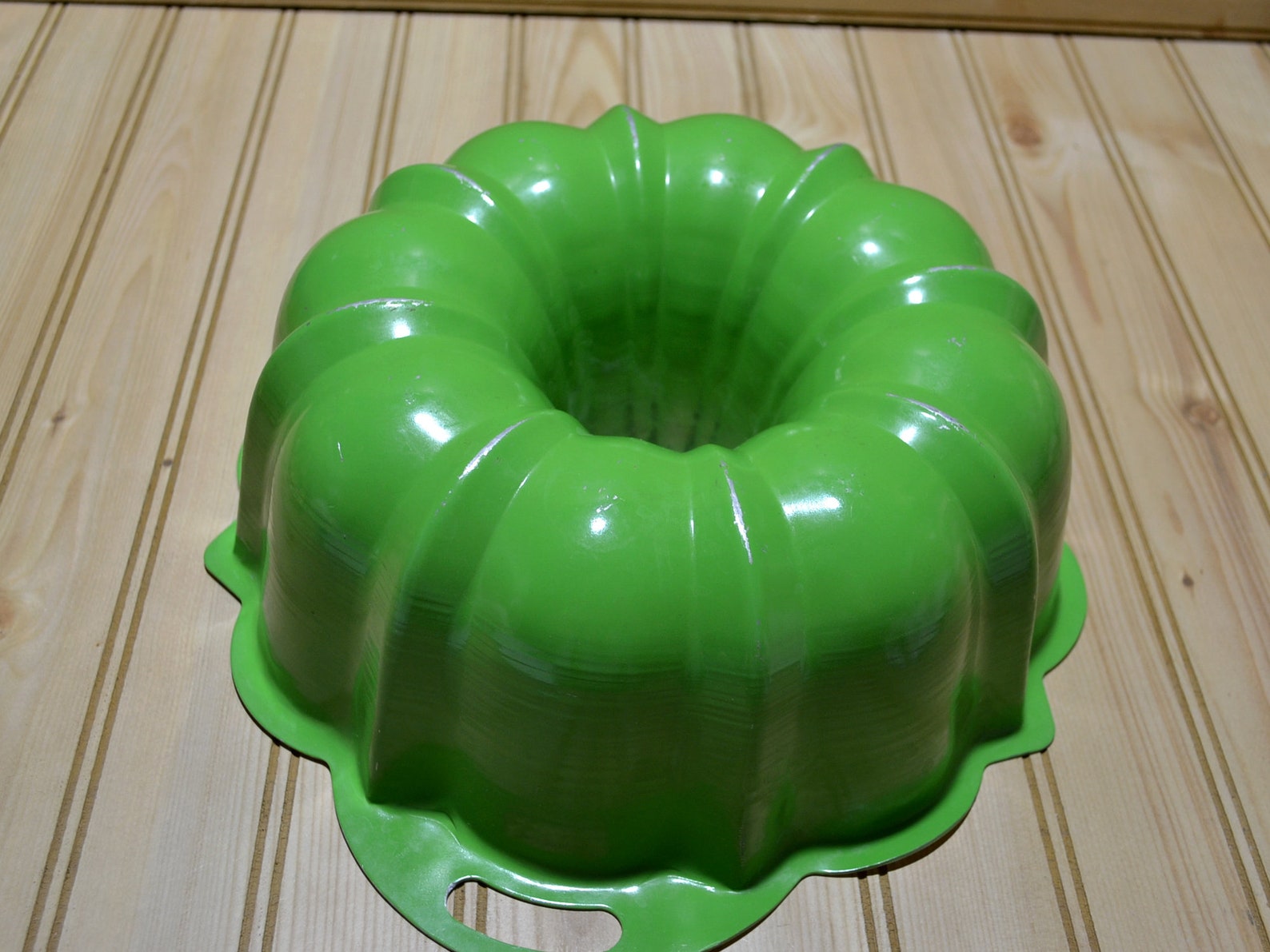 Vintage Nordic Ware Bundt Pan Green Baking Cake Made in USA Etsy