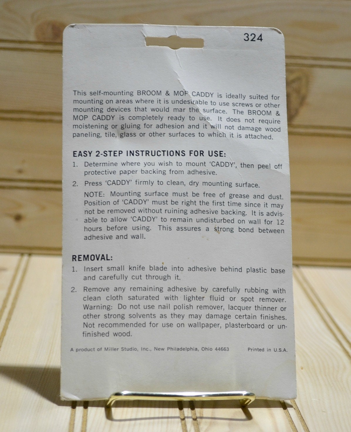 Vintage Broom & Mop Caddy Magic Mounts Selfmounting Original Etsy