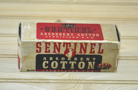 2 Available Unopened Vintage Absorbent Cotton Wool 2 Available Unopened Vintage Absorbent Cotton Wool