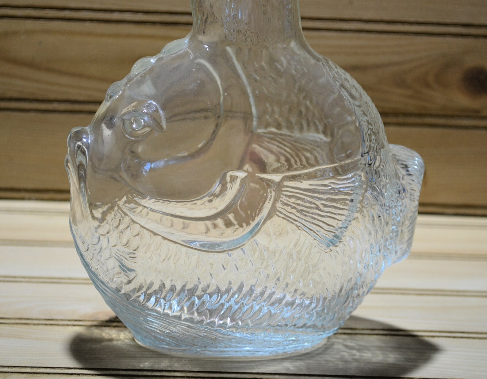 Vintage Puffer Fish Glass Bottle Decanter Vetreria Etrusca Etsy