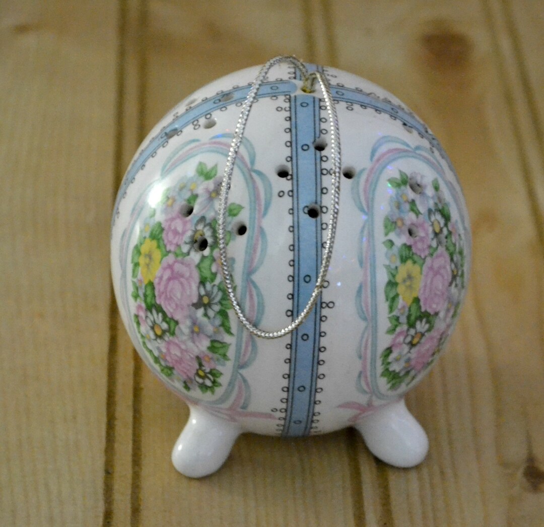 Vintage Potpourri Ball Holder Pomander Air Closet Room Etsy