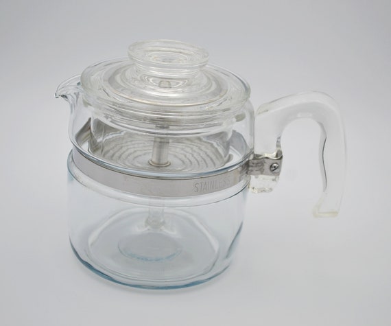 Vintage Pyrex Glass Flameware 4-6 Cup Coffee Percolator Pot Carafe BODY 
