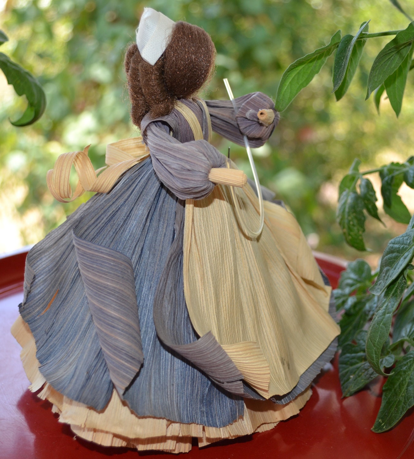 Corn Husk Dolls Nan's Cornhusk Vintage 1987 Etsy