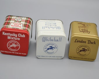 Vintage London Dock Smoking Tobacco Tin