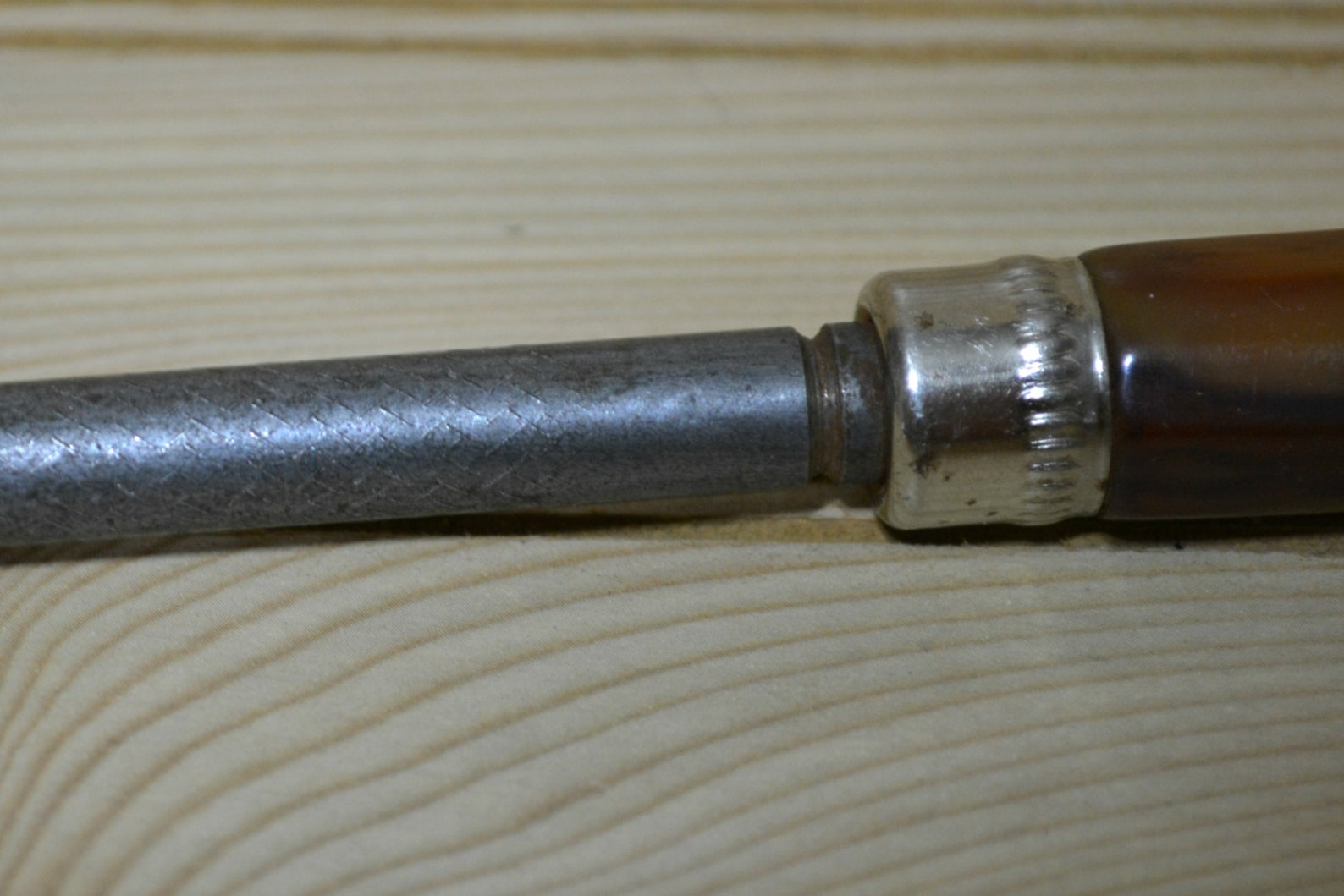 Vintage Honing Rod Knife Sharpener Butcher's Rod Hand Held Kitchen