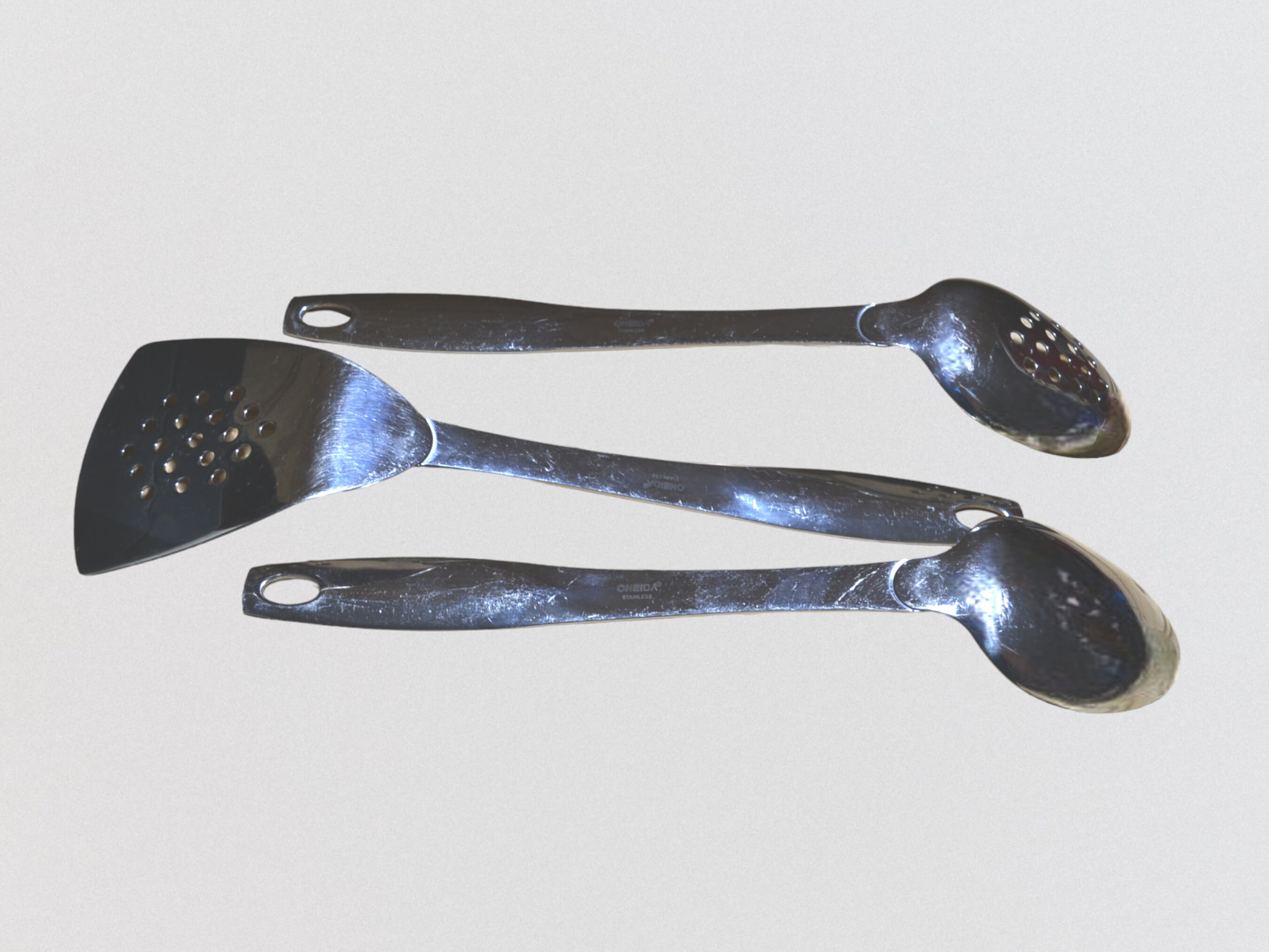 Oneida Cooking Tools Vintage 1990s Oneida Stainless Kitchen Cooking Utensils Tools Slotted ...
