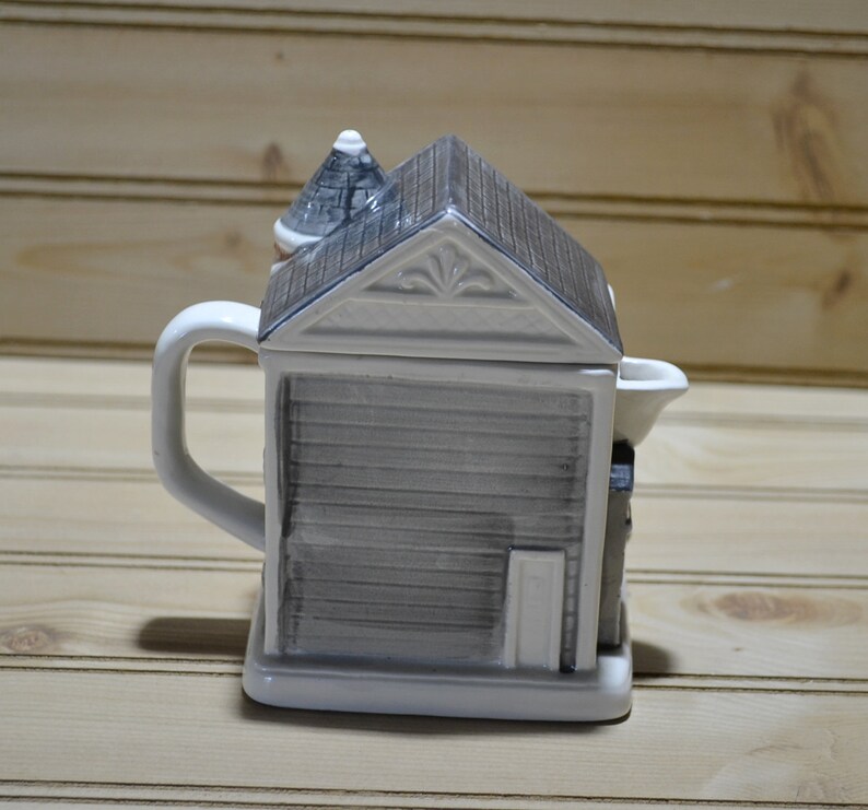 Vintage 1983 Japan Otagiri Ceramic Victorian Row House Teapot Etsy