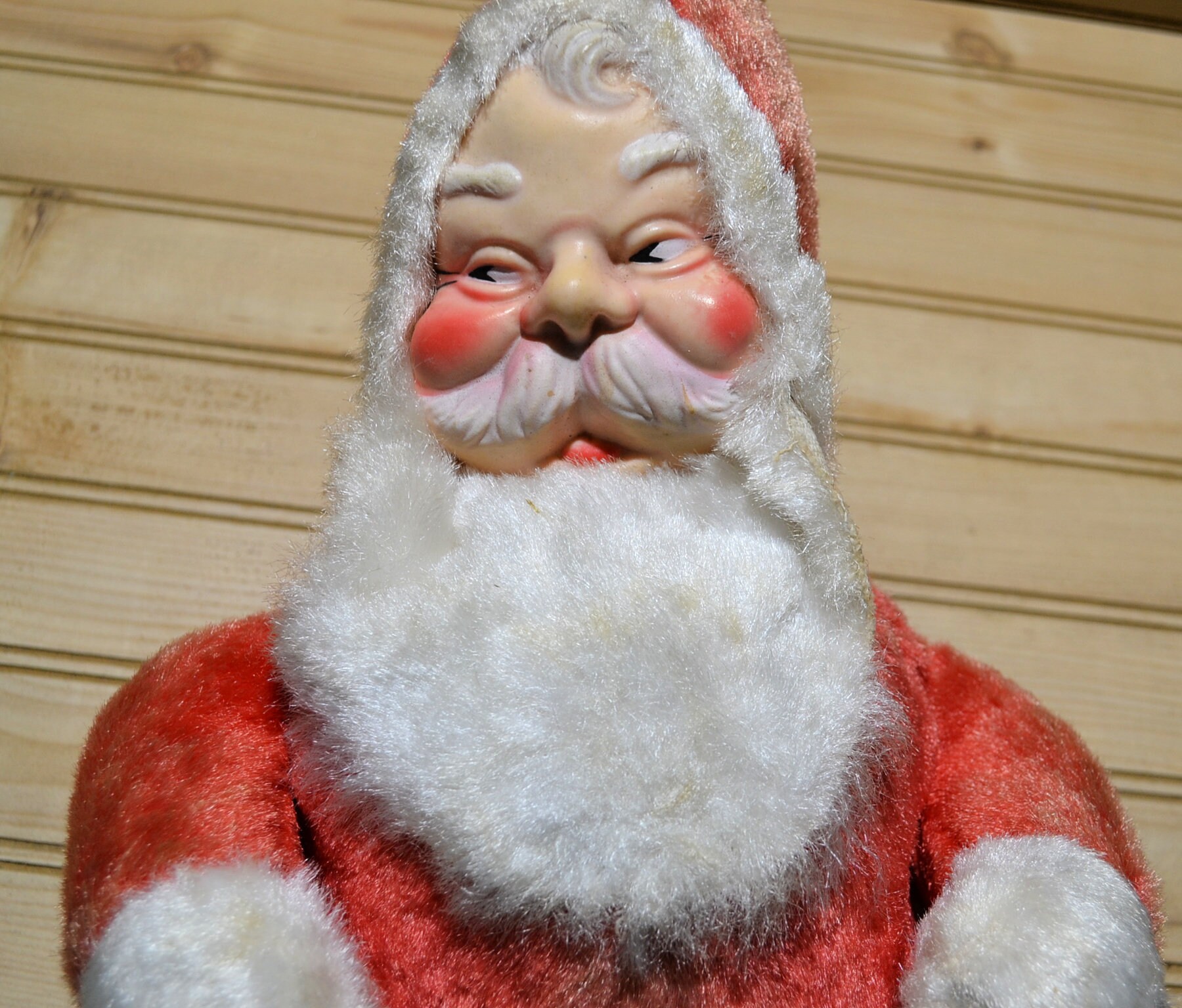 Large Stuffed Santa - Etsy