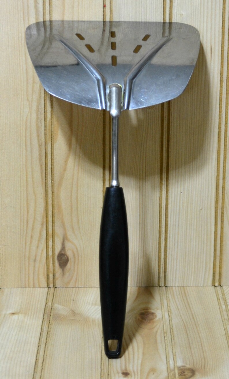 Vintage Foley Wide Curved Slotted Spatula Stainless Utensil Etsy