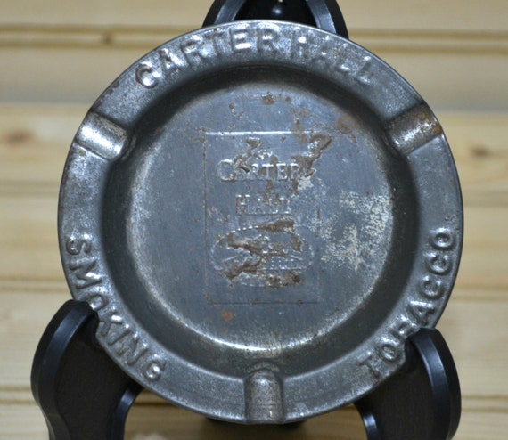 carter hall tobacco tin Vintage Smoking Ashtray Vintage Carter Hall Tin Ashtray