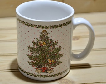 Vintage Christmas Tree Mug