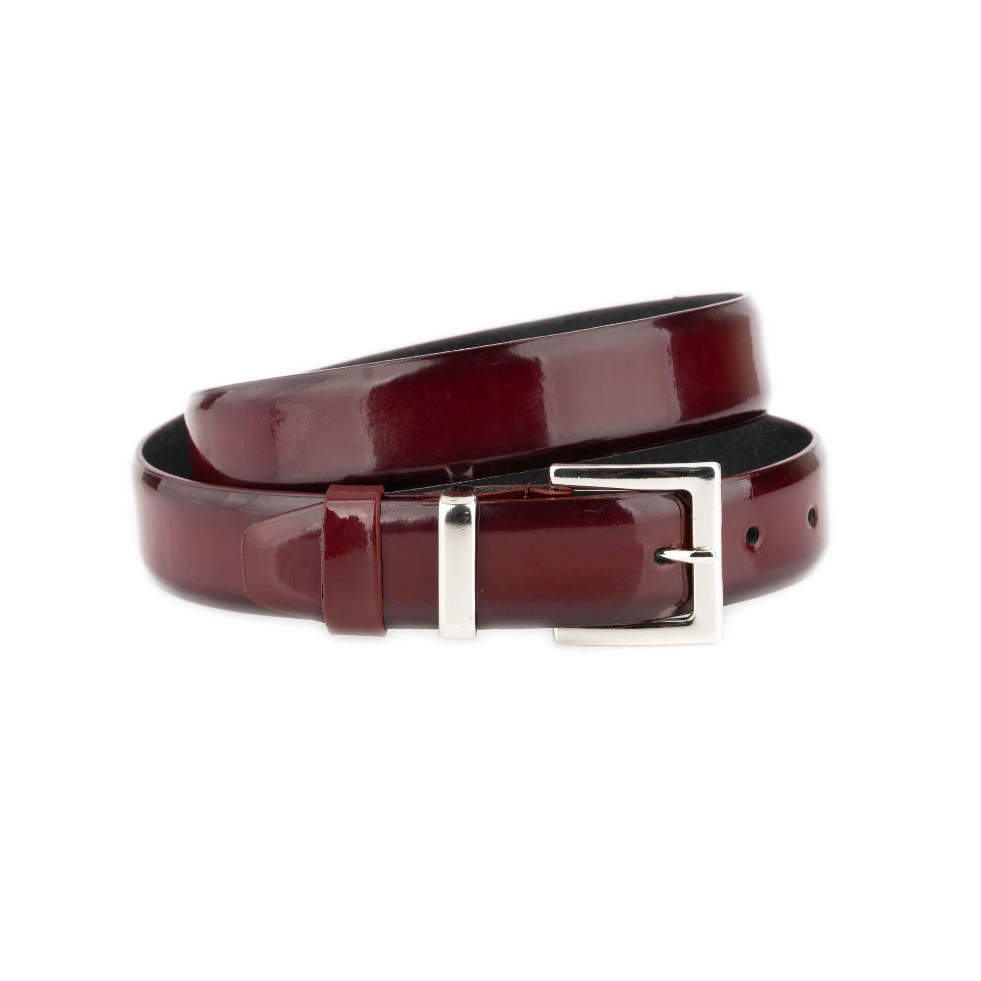 burgundy dress maternity Dress Belt - Cognac