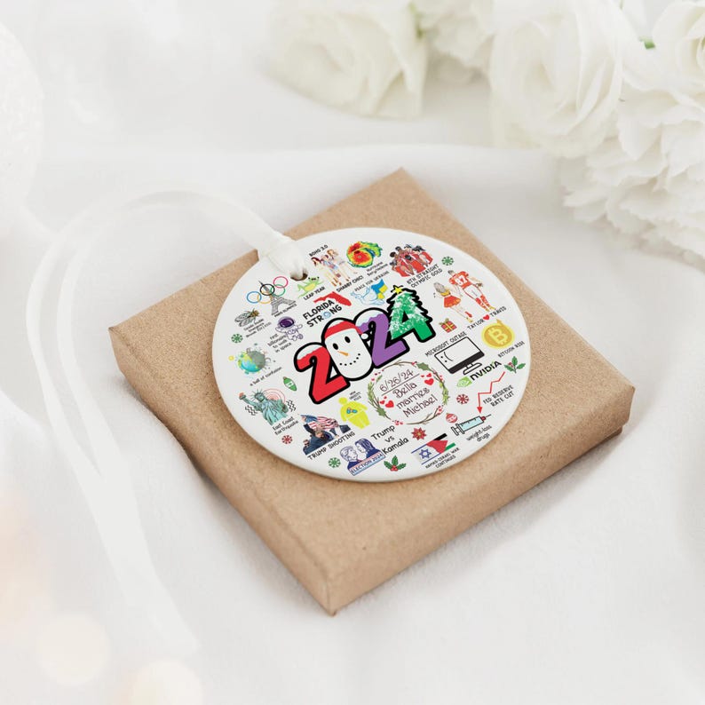 2024 Christmas Ornament, Presidential Election 2024 Ornament, Funny