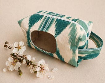 Neceser bebé pañales y toallitas, organizador bebé hecho a mano, tela mallorquina, diaper pouch, baby organizer, regalo baby shower