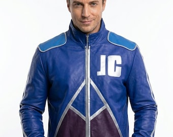 MK11 Johnny Cage Inspired Leather Jacket – Mortal Kombat Cosplay Costume  jacket