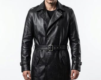Resident Evil Reqium Inspired Coat RE9 Zeno Cosplay Black Leather Coat