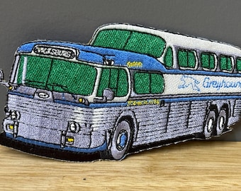 Unique and Rare Greyhound Scenicruiser Sew on Patch - Possibly proof of concept model.