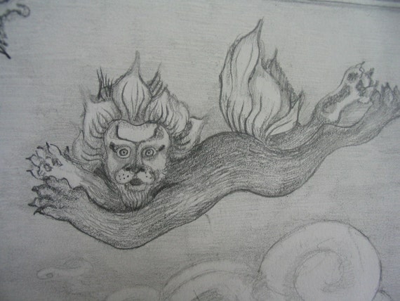 Pencil Mythical Creatures Drawings