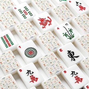 Coastal Mahjong Tiles Set, Hydrangea Mahjong Game Tiles, Nautical American Mahjong Set, Beach House Mahjong Gift Set image 1