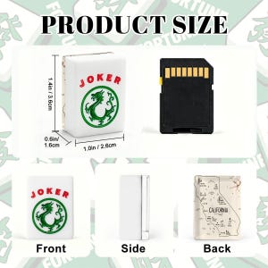 California Mahjong Tiles Set, West Coast Mahjong Set, Chinoiserie California Mahjong Gift, American Mahjong 160‑Tile Set image 3