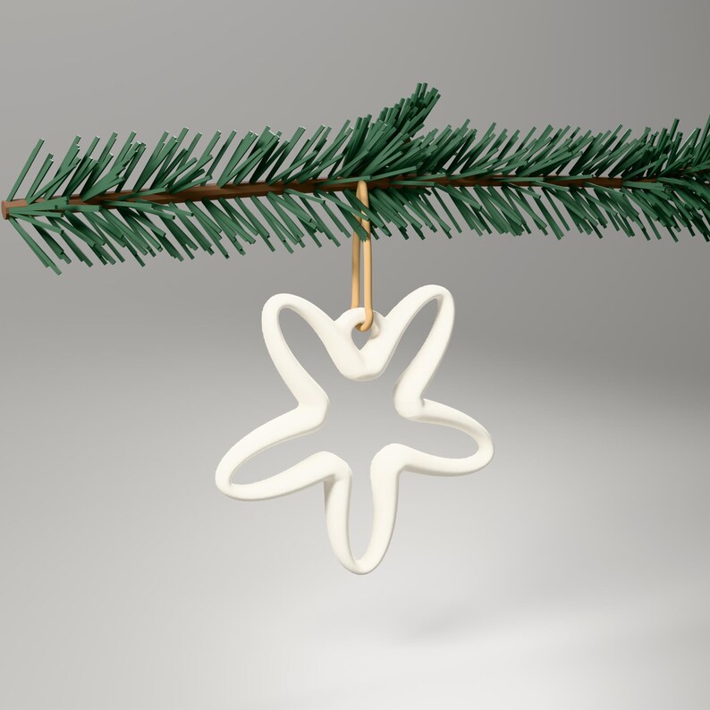 Weihnachtsdeko Set Tannen, Zapfen und Sterne – LED Teelichthalter und Anhänger, 3D-Druck skandinavisch – hero