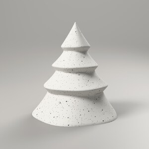 Weihnachtsdeko Set Tannen, Zapfen und Sterne – LED Teelichthalter und Anhänger, 3D-Druck skandinavisch – hero