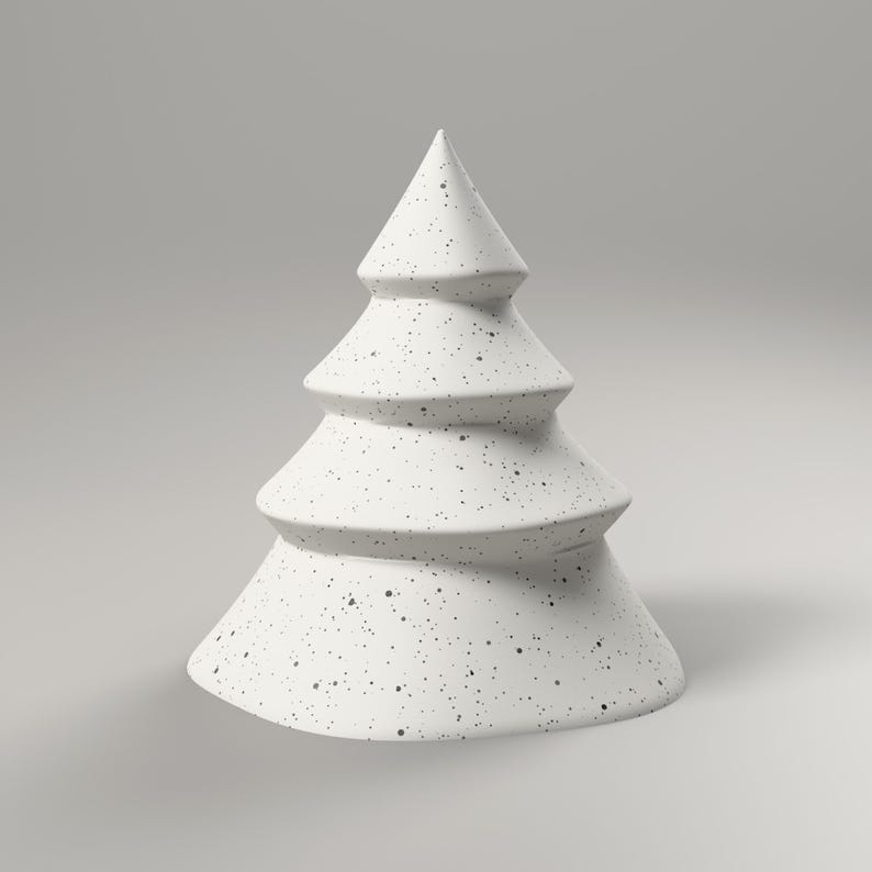 Weihnachtsdeko Set Tannen, Zapfen und Sterne – LED Teelichthalter und Anhänger, 3D-Druck skandinavisch – hero