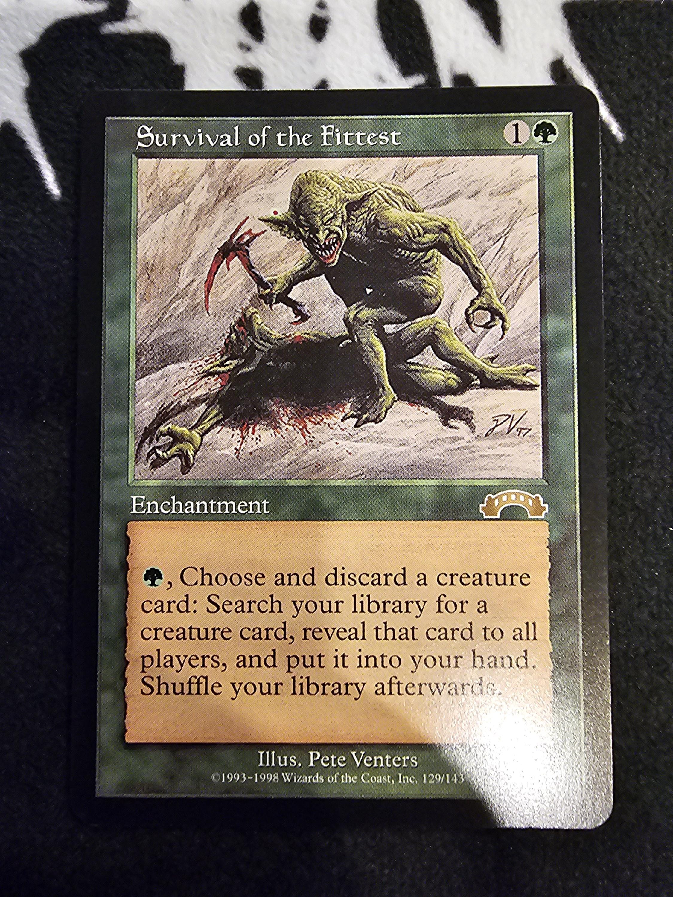 Survival of the Fittest Magic the Gathering - Etsy