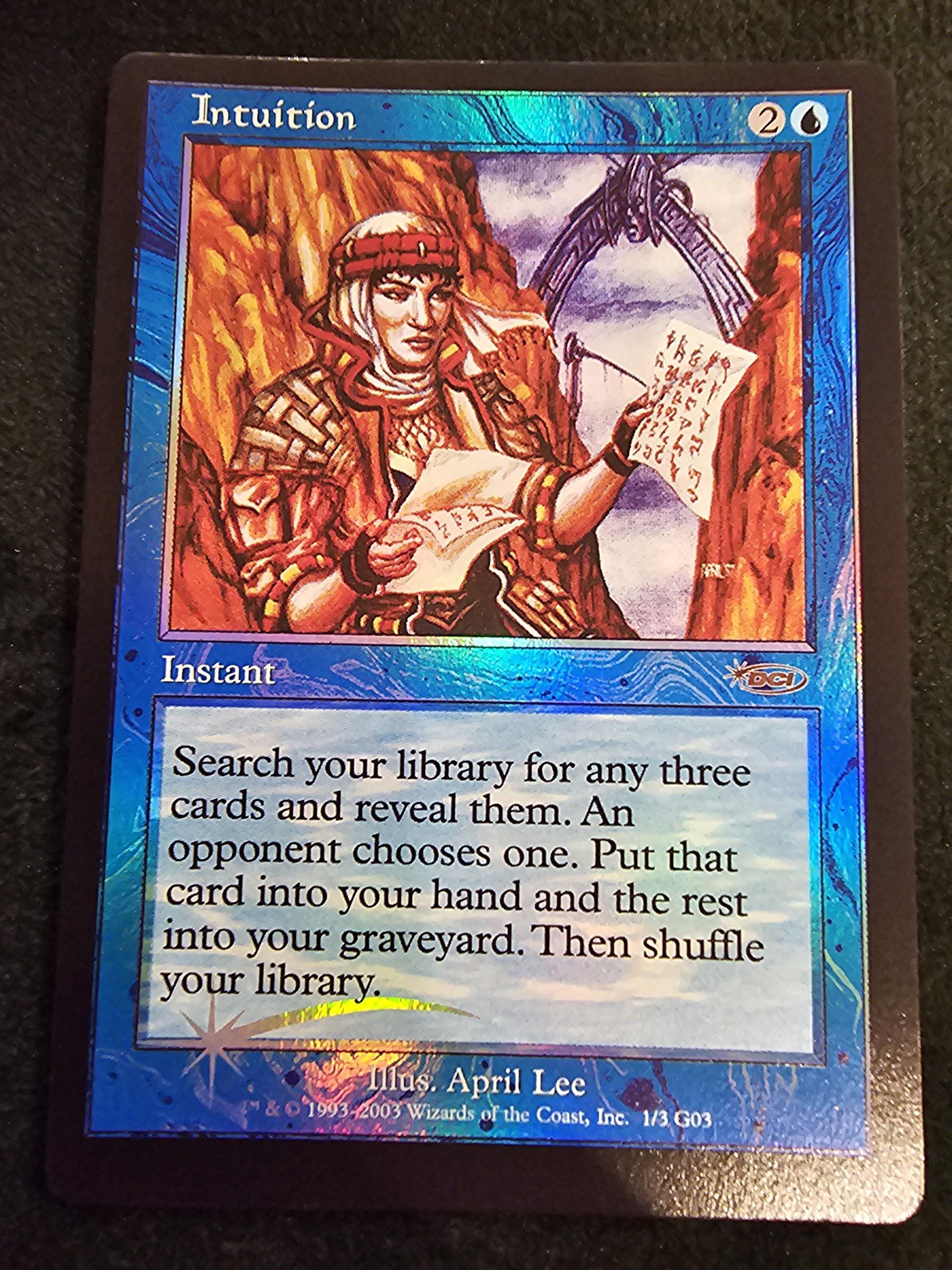 Intuition Mtg - Etsy