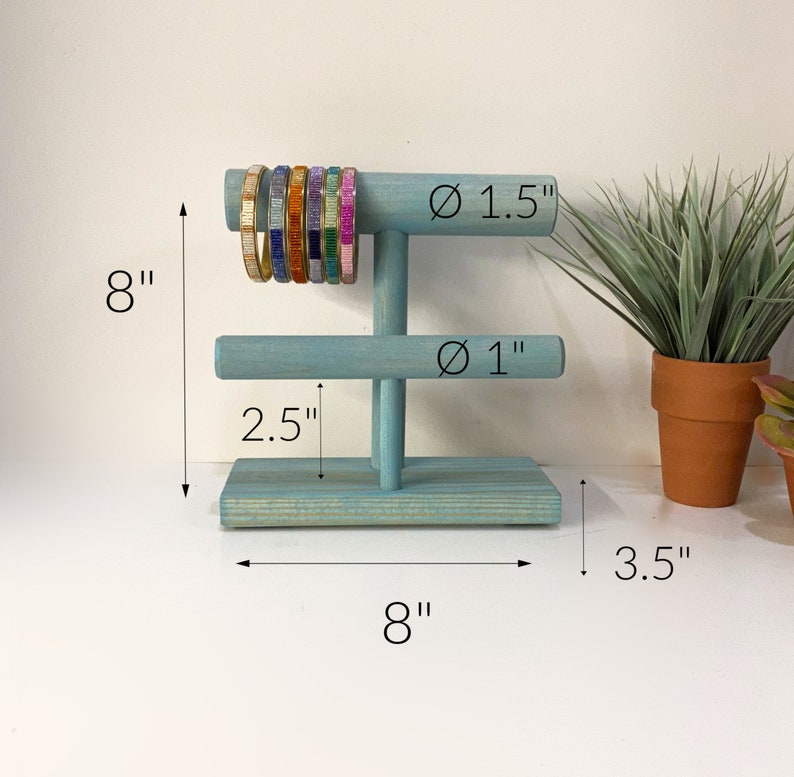 Wood Bracelet Jewelry Displays Stands Holders Organizers for Etsy