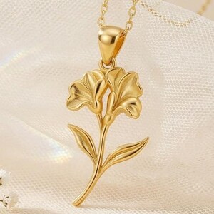 Sweet Pea Necklace 14k Gold - Etsy