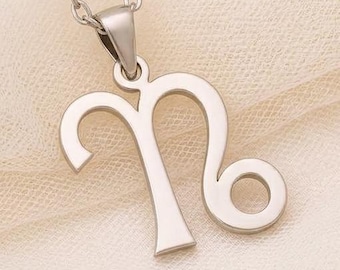 Capricorn Zodiac Necklace. | 925 Sterling Silver | Astrology Theme | Thoughtful Birthday Gift