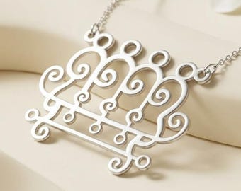 Ars Goetia Paimon Sigil Necklace | 925 Sterling Silver | Esoteric Symbolism | Personal Empowerment Gift