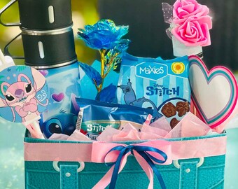 Stitch & Angels, Disney Gift Box - Thermos for Women, Children - Birthday Idea - for Stitch Fans