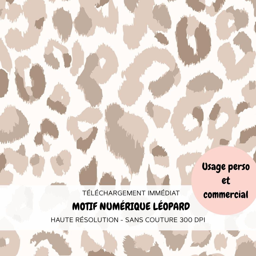 Seamless Leopard Digital Print — Baby Fabric by the Meter, Safari ...