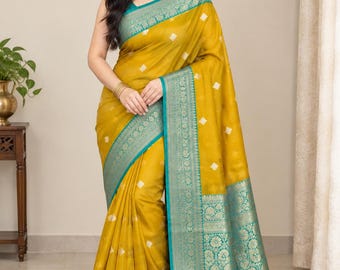 Pure Handmade Banarasi Silk Saree