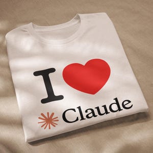 AI Engineer Shirt, I Love Claude T Shirt, Gift for AI Developer, Tech AI Merch, Vibe coder Gift, Programmer Shirt