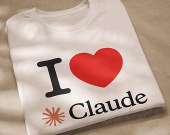 I Love Claude AI Engineer T-Shirt, Claude Code, Software engineer Merch, Gift for Software engineers, Claude AI