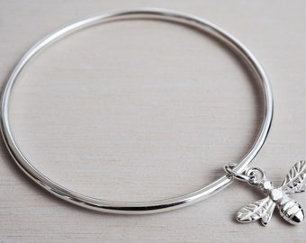 Sterling Silver Childrens Bee Bracelet