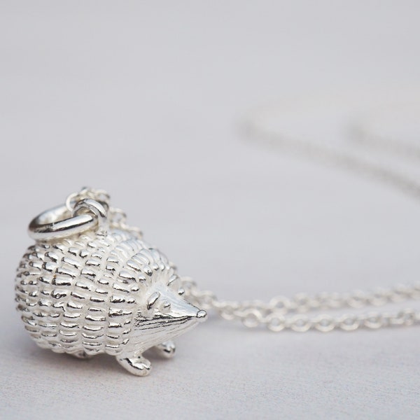 Silver Hedgehog Necklace | Sterling Silver