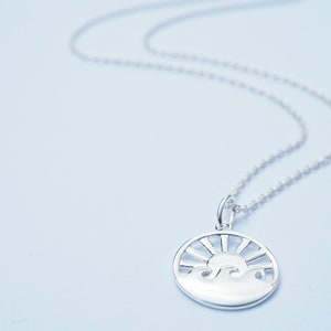 Sun & Sea Sterling Silver Pendant Necklace