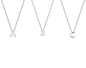 Sterling Silver Initial Necklace