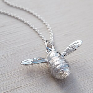 Silber Hummel Anhänger | Halskette | Sterling Silber
