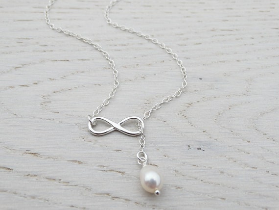 Infinity lariat necklace outlet
