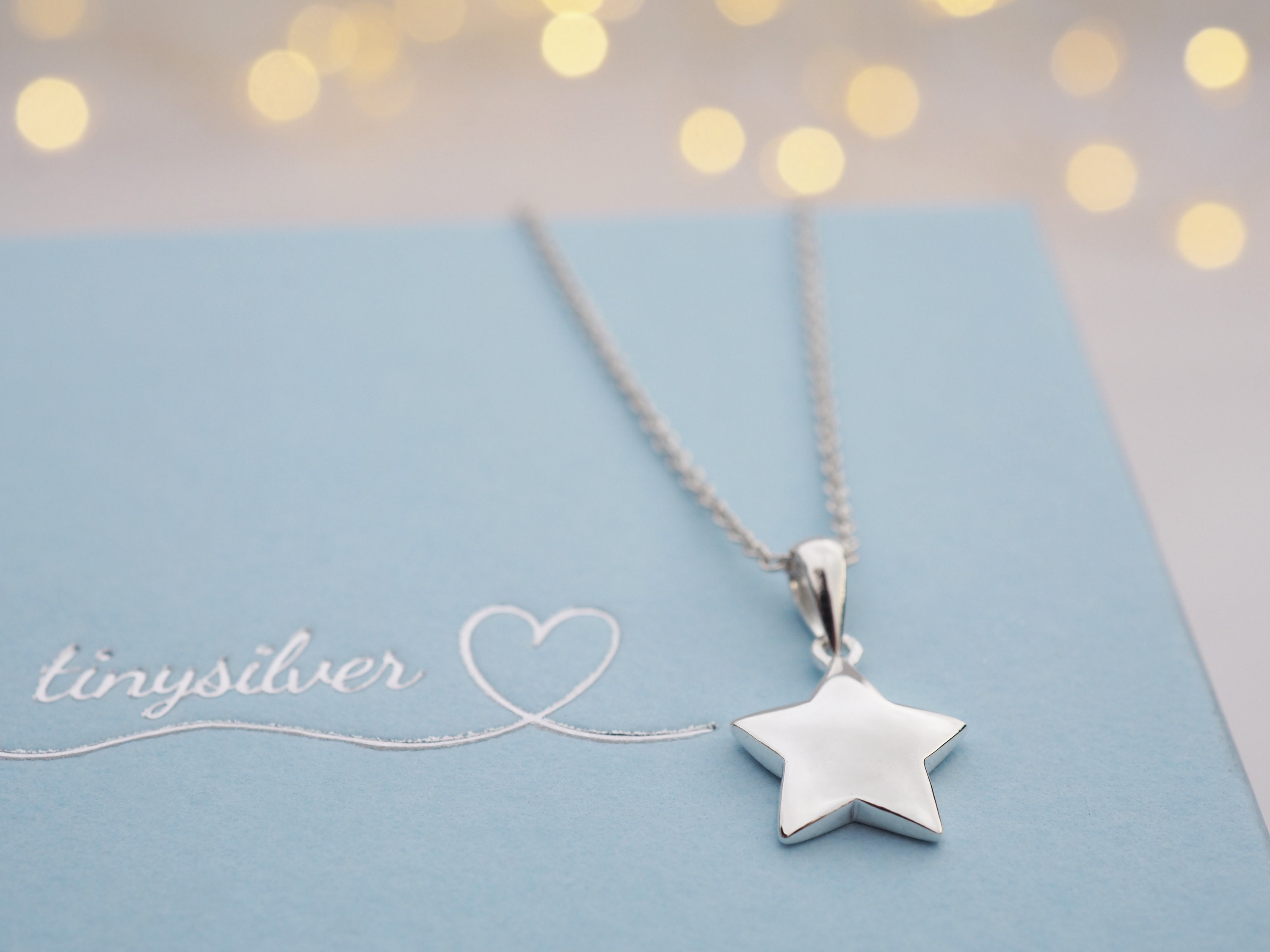 Silver Star Necklace | Sterling Silver - Etsy